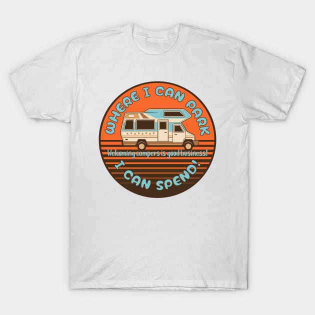 Campers Welcome! T-Shirt by NewNomads